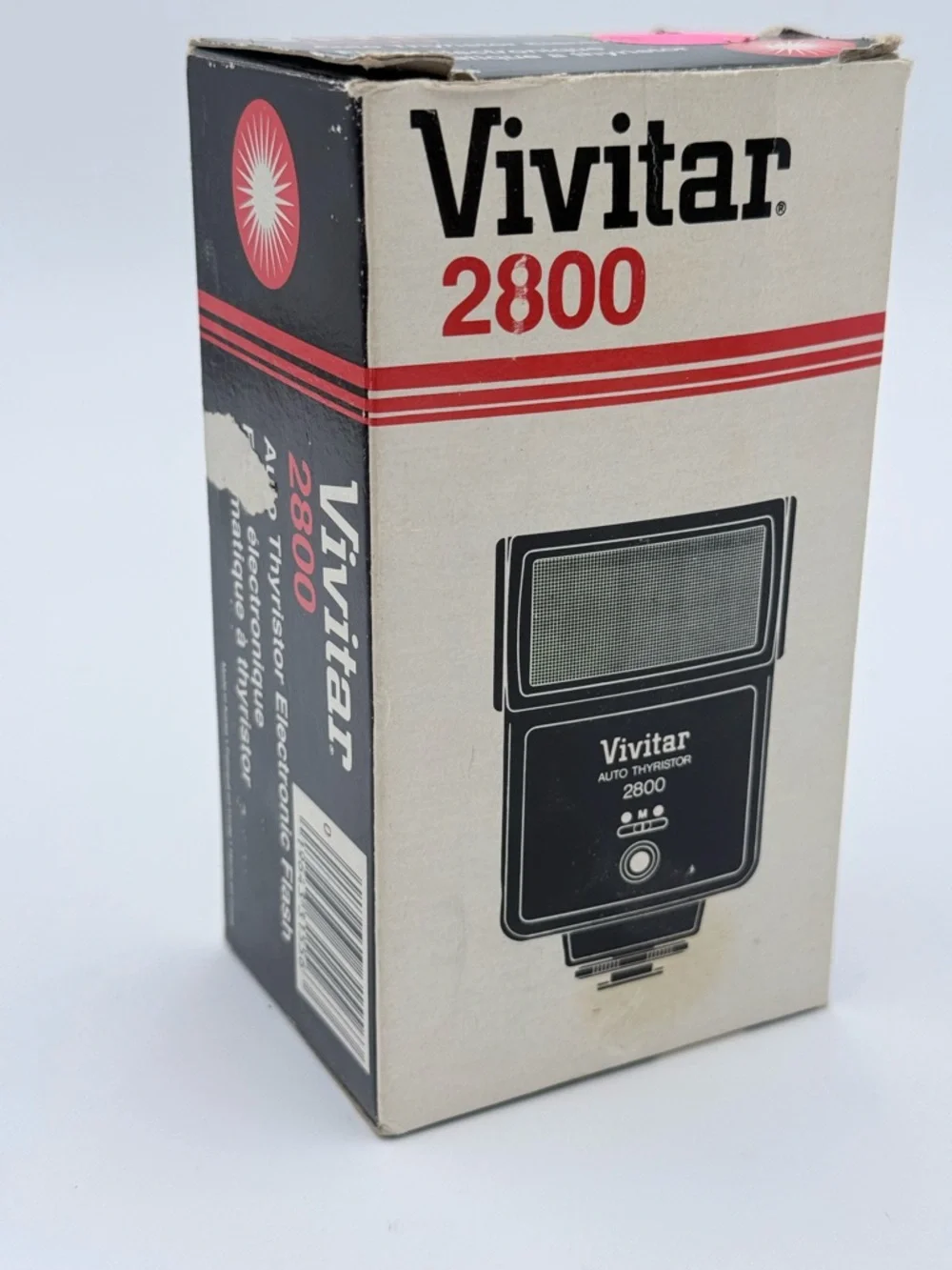Vivitar 2800 Auto Thyristor Electronic Flash With Original Box, Filters & Manual